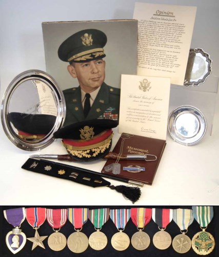 Lot 50 - Collection of items and medals relating to Glen