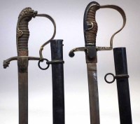 Lot 51 - Two Imperial German Infantry Officers swords