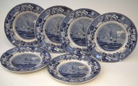 Lot 153 - Pountney and Allies six plates.