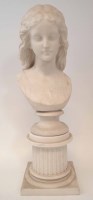 Lot 174 - Copeland Parian bust on base of Una after John