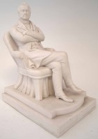 Lot 182 - Minton's Parian bust of Lord Palmerston after