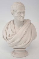 Lot 189 - Copeland Parian bust signed Russell