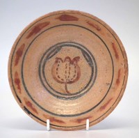 Lot 242 - St Ives studio pottery dish attributed to Bernard