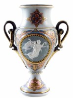 Lot 107 - H Ardant & Co twin handled vase circa 1870