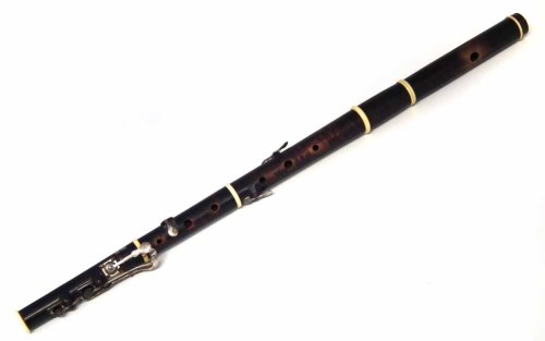 Lot 29 - Pearson boxwood flute.