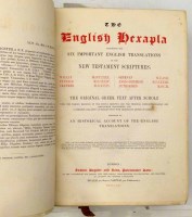 Lot 51 - The English Hexapla, exhibiting six important English Translations of the New Testament, 1841