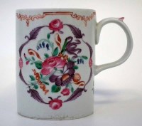 Lot 72 - Baddeley-Littler mug, circa 1780-85  painted with
