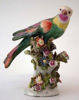Lot 89 - Bow model of a parrot circa 1760, modelled