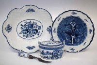 Lot 99 - Bow blue and white circa 1760, to include a