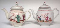 Lot 132 - Two Liverpool Penningtons teapots circa 1770