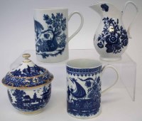 Lot 156 - Collection of Worcester circa 1770 - 1790  to