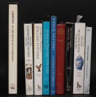 Lot 174 - Ceramic reference books, to include: Halfpenny 'English Earthenware Figures', Lewis 'English Pottery'