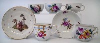 Lot 180 - Collection of Continental porcelain, to include a