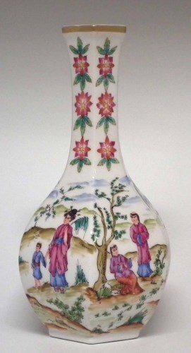Lot 199 - French baluster shaped vase.