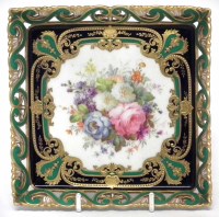 Lot 210 - Royal Crown Derby square dish.