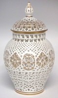 Lot 213 - Royal Worcester vase by Paul Gertner.
