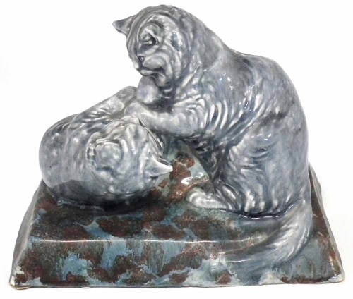 Lot 234 - Stella R. Crofts, 'Blue Persian Kittens'.