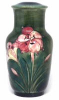 Lot 251 - Moorcroft lamp, decorated with