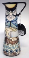 Lot 257 - Moorcroft ewer, decorated with Winds of Change