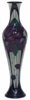 Lot 280 - Moorcroft Trial vase, decorated with Rennie Rose pattern, dated 15/8/14 31cm high