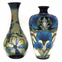 Lot 286 - Two Moorcroft vases, one decorated with Hypericum
