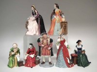 Lot 308 - Royal Doulton Henry VIII and Wives.