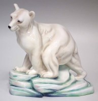 Lot 309 - Royal Doulton Polar bear and cub.
