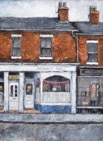 Lot 405 - David Brammeld, Sandwich Bar (Fenton, Stoke-on-Trent), acrylic.
