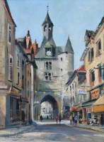 Lot 409 - Ivan Taylor, Amboise, France, oil.