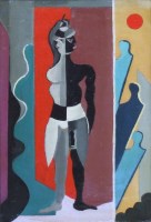 Lot 432 - Edward Rogers, The Negro, oil.