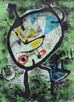 Lot 461 - Joan Miro, Grans Rupestres: one print, signed etching.