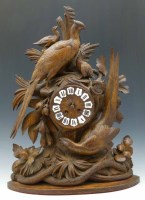 Lot 520 - Black Forest 8-day mantel clock.