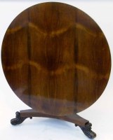 Lot 554 - William IV loo table.