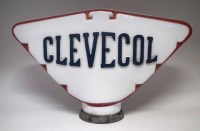 Lot 18 - Clevecol glass petrol globe.