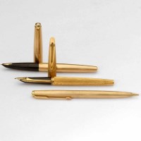 Lot 35 - French Waterman C/F gold plated cartridge