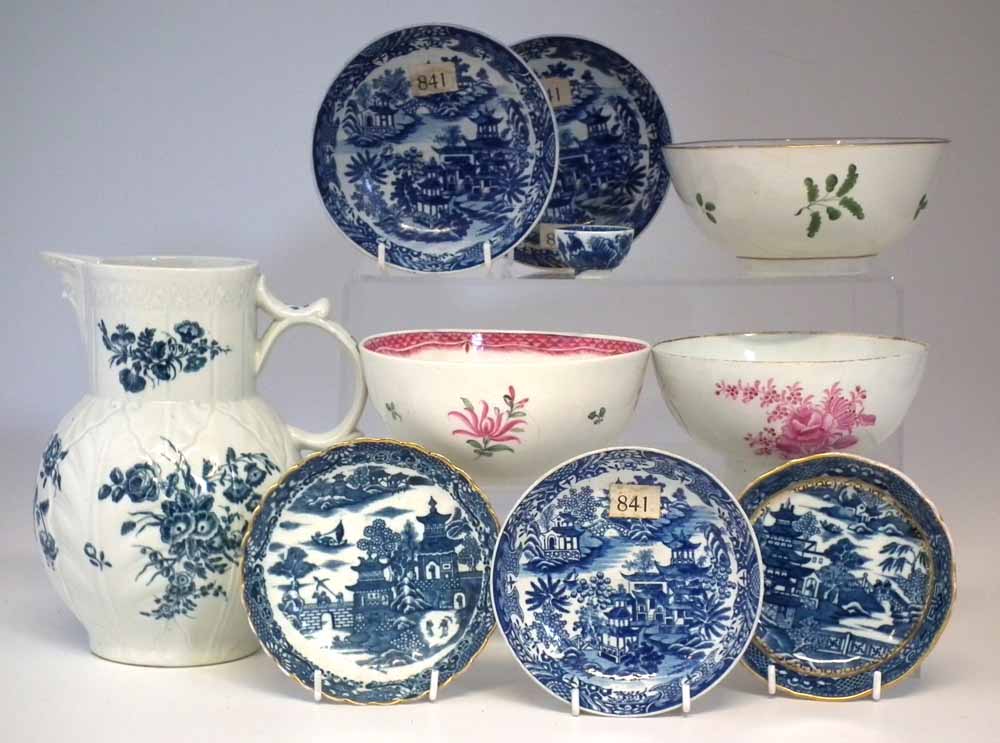 Lot 100 - Collection of Worcester porcelain circa 1770,