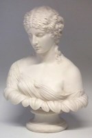 Lot 122 - Large Copeland Parian bust of Clytie circa 1876