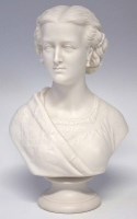 Lot 129 - Copeland bust of Princess Alexandra.