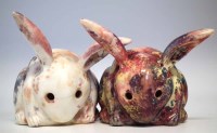 Lot 170 - Two Bernard Moore rabbits.