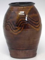 Lot 177 - St Ives Studio pottery vase attributed to Bernard