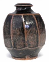 Lot 188 - Mike Dodd (b.1943) vase, decorated with tenmoku