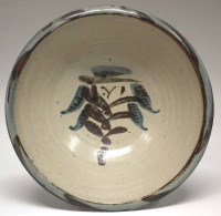 Lot 196 - St Ives pottery bowl probably Bernard Leach