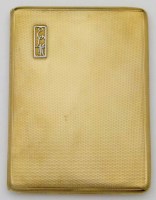 Lot 359 - 9ct gold cigarette case, 164.3g gross weight