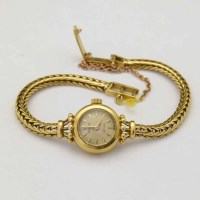 Lot 368 - 18ct gold Rolex Precision lady's gold bracelet