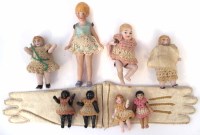 Lot 20 - Eight dolls probably Carl Horn.