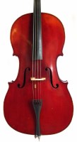 Lot 30 - J.T.L. cello with bow and case.