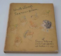 Lot 39 - Disney, Walt. 'Sketch-Book' of Snow White and the Seven Dwarfs, 1938, one volume.