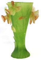 Lot 50 - Daum vase with box.
