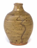 Lot 111 - Phil Rogers (b.1951) vase, with incised wavy line