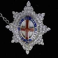 Lot 186 - Coldstream Guards 9ct gold and diamond brooch